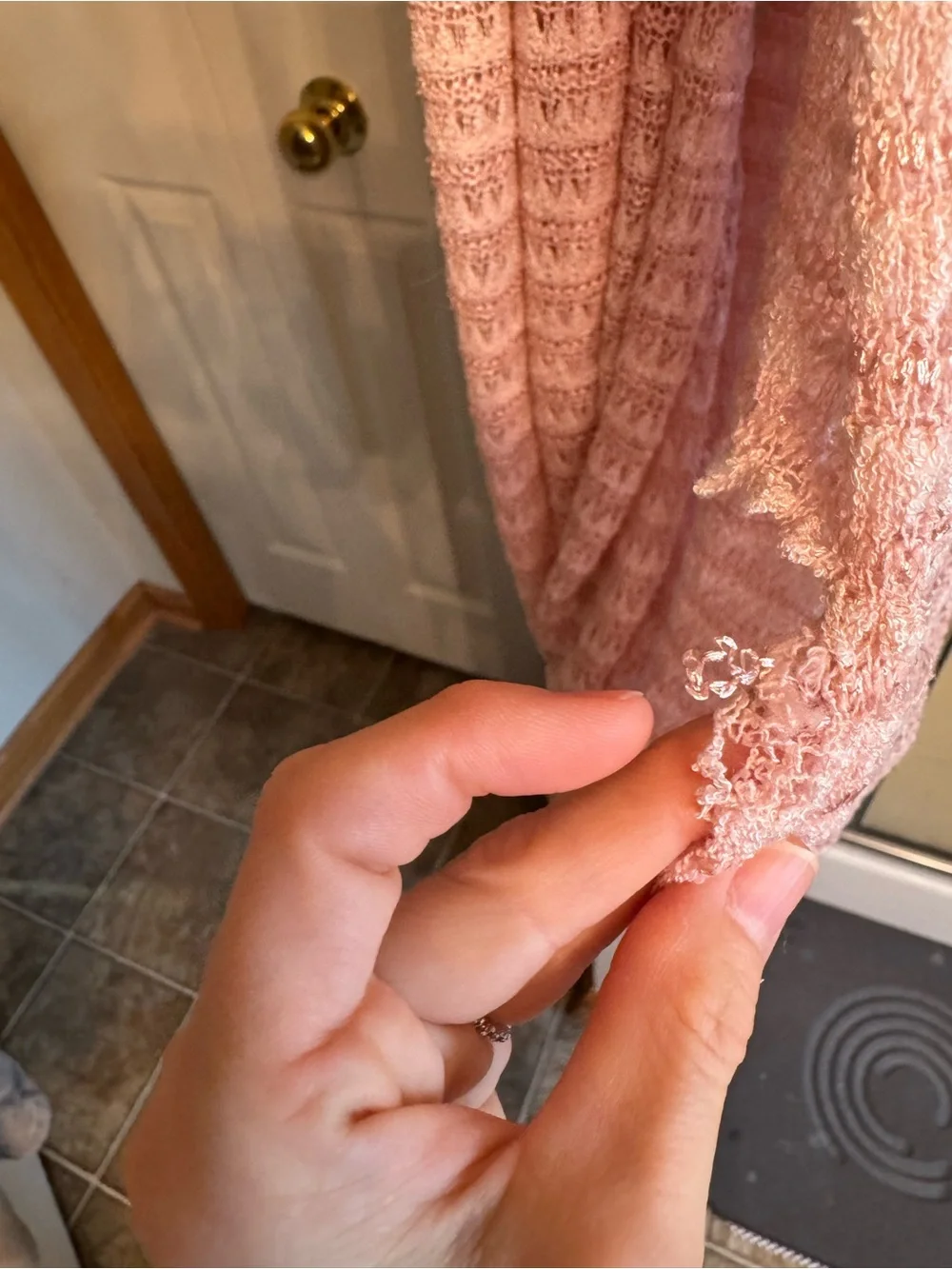 Maurices Blush Pink Knit Infinity Scarf